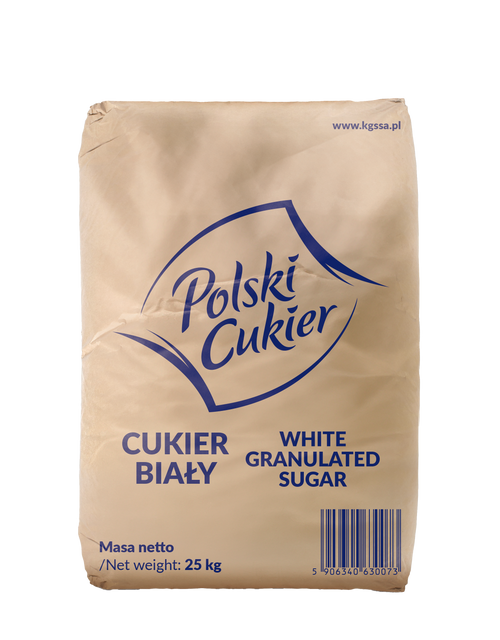Weißer Kristallzucker – 25kg | Palette: 32 Säcke