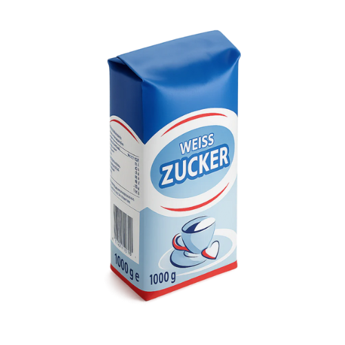 Weißer Feinzucker 1kg Verpackung - voller LKW (960x25)